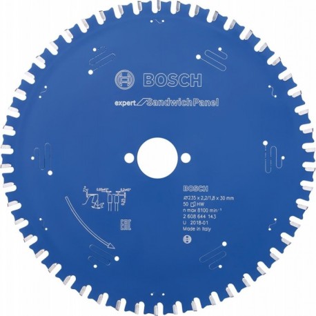 Lame de scie circulaire.Expert SP 235x2,2x30mm Z50 TF Bosch