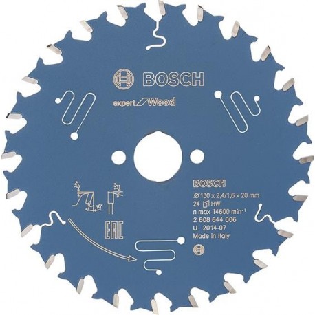 Lame de scie circulaire.Expert W 130x2,4x20mm Z24 W Bosch
