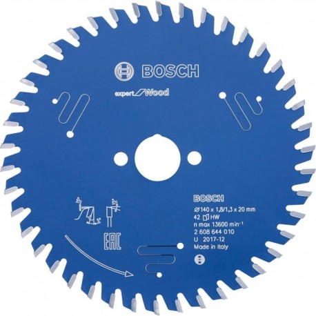 Lame de scie circulaire.Expert W 140x1,8x20mm Z42 W Bosch