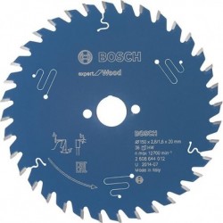 Lame de scie circulaire.Expert W 150x2,6x20mm Z36 W Bosch