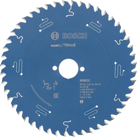 Lame de scie circulaire.Expert W 210x2,8x30mm Z48 W Bosch