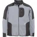 Veste de travail Ralf,Jersey-Fleece, Taille 2XL, gris/noir
