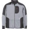 Veste de travail Ralf,Jersey-Fleece, Taille 2XL, gris/noir