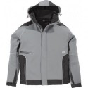 Veste de travail Walter, Softshell, Taille 2XL, gris/noir