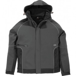 Veste de travail Walter, Softshell, Taille XL, anthracite/noir