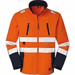 Veste de travail Pittsburgh,Softshell orange fluo/navy, Taille S