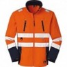 Veste de travail Pittsburgh,Softshell orange fluo/navy, Taille S
