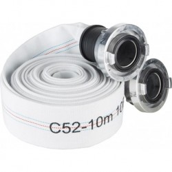 Tuyau eau refoulement avec raccord 75mm 20m