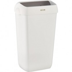 Poubelle 25L avec couvercle , Blanc