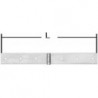 Charnière bande 35x2,5x300mm chromé brillant
