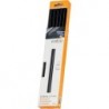 Batons de colle noire 11 mm - adaptée aux pistolets á colle chaude, emballage de 250 g,