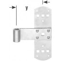 Gond D13 x160mm chromé brillant