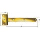 Penture volet 3124/K2/200 mm