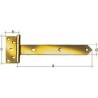 Penture volet 3124/K2/300 mm