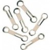 Fermoir chaine 4,5mm Laiton chromé (Par 100)