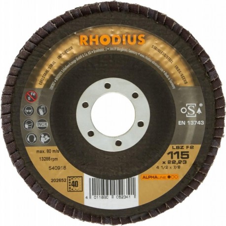 Disque à lamelles LSZ F2125mm K 60 Rhodius