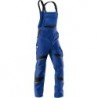 Salopette ACTIVIQ high, Taille 48, bleu grain/noir