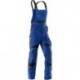 Salopette ACTIVIQ high, Taille 54, bleu grain/noir
