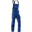 Salopette ACTIVIQ high, Taille 60, bleu grain/noir
