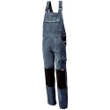 Salopette,Canvas,320 g/qm, Taille 52,gris