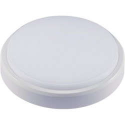 Luminaire LED montage rond 10W 4000K IP54 blanc