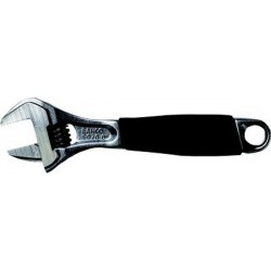 Clé à molette, Dimensions : 6 pouces, Long. 158 mm, Cote s/plats 20 mm