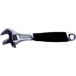 Clé à molette, mâchoire infér. tournante, Dimensions : 6 pouces, Long. 158 mm, Cote s/plats 21 mm