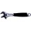 Clé à molette, mâchoire infér. tournante, Dimensions : 10 pouces, Long. 257 mm, Cote s/plats 33 mm
