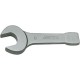 Clé plate à frapper, Cote s/plats : 65 mm, Long. 350 mm, Épais. : de la fourche a 28,0 mm