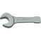 Clé plate à frapper, Cote s/plats : 90 mm, Long. 455 mm, Épais. : de la fourche a 39,0 mm