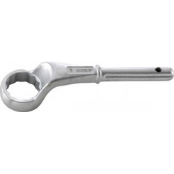 Clé polygonale à grande puissance, Cote s/plats : 80 mm, Long. 385 mm, Pour Ø de tube emboîtable 30 mm, Épais. : de l'anneau : 40,5 mm