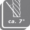 Alésoir NC WN VHM 8,03mm FORTIS