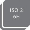 Taraud machine DIN371 HSSE vapeur type INOX 6H forme C M5 FORTIS 1 PCS
