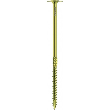 Vis Paneltwistec tête bombée, acier galvanisé jaune TX 40 8,0 x 120 mm (Par 50)