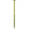Vis Paneltwistec tête bombée, acier galvanisé jaune TX 40 8,0 x 120 mm (Par 50)