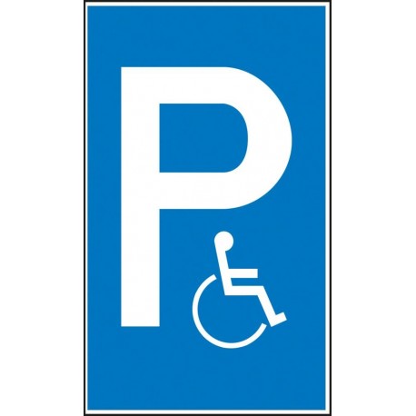 Panneau place de parking Alu 400x600mm