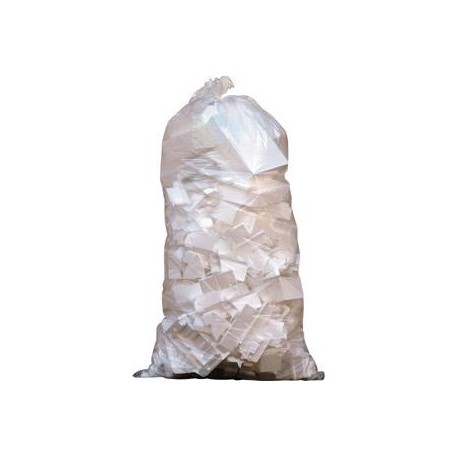 Sac plissé côté PE transparent (VE10)