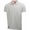 T shirt polo Oxford, Taille 2XL, gris-melliert