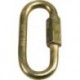 Mousqueton à visser zingué jaune 4,0mm (Par 100)