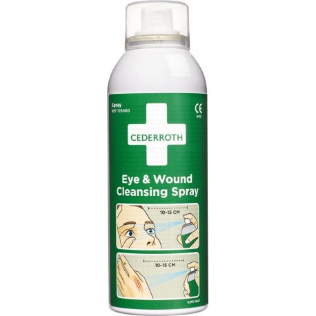 Spray nettoyant pour les yeux et les plaies