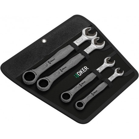 Jeu de clés mixtes à cliquet JOKER, Quantité : 8 pièces, Contenu 8 10 11 12 14 15 16 18 mm