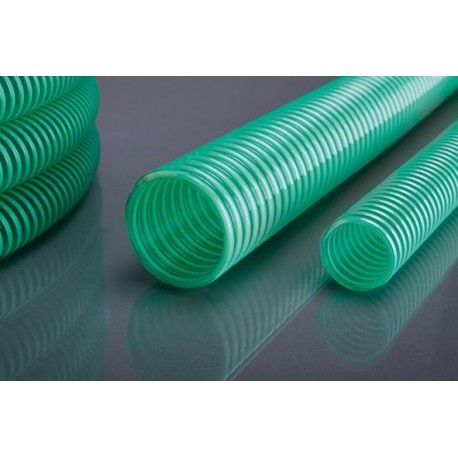 Tuyau aspiration APDatec 10vert/transp. 25x2,5mm 50m