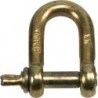 Manilles, droites, galvanisées zingué jaune 8,0mm-5/16" (Par 50)