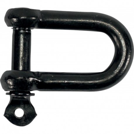 Manilles, droites, galvanisées zingué noir 8,0mm-5/16" (Par 50)