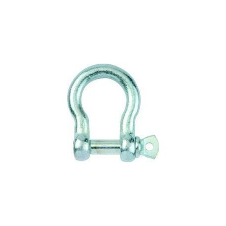 Manilles, droites, zingué 8,0mm-5/16" (Par 50)