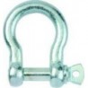 Manilles, droites, zingué 8,0mm-5/16" (Par 50)