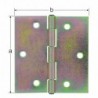 Charnière Stift lose,gbvz100x100x2,5