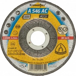 Meule d'ébarbage A 546 AC 125x2mm KLINGSPOR 1 PCS