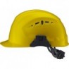 Casque de chantier CrossElectric avec molette, jaune