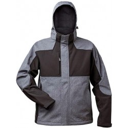 Veste Softshell Tau Taille 3XL, gris/noir